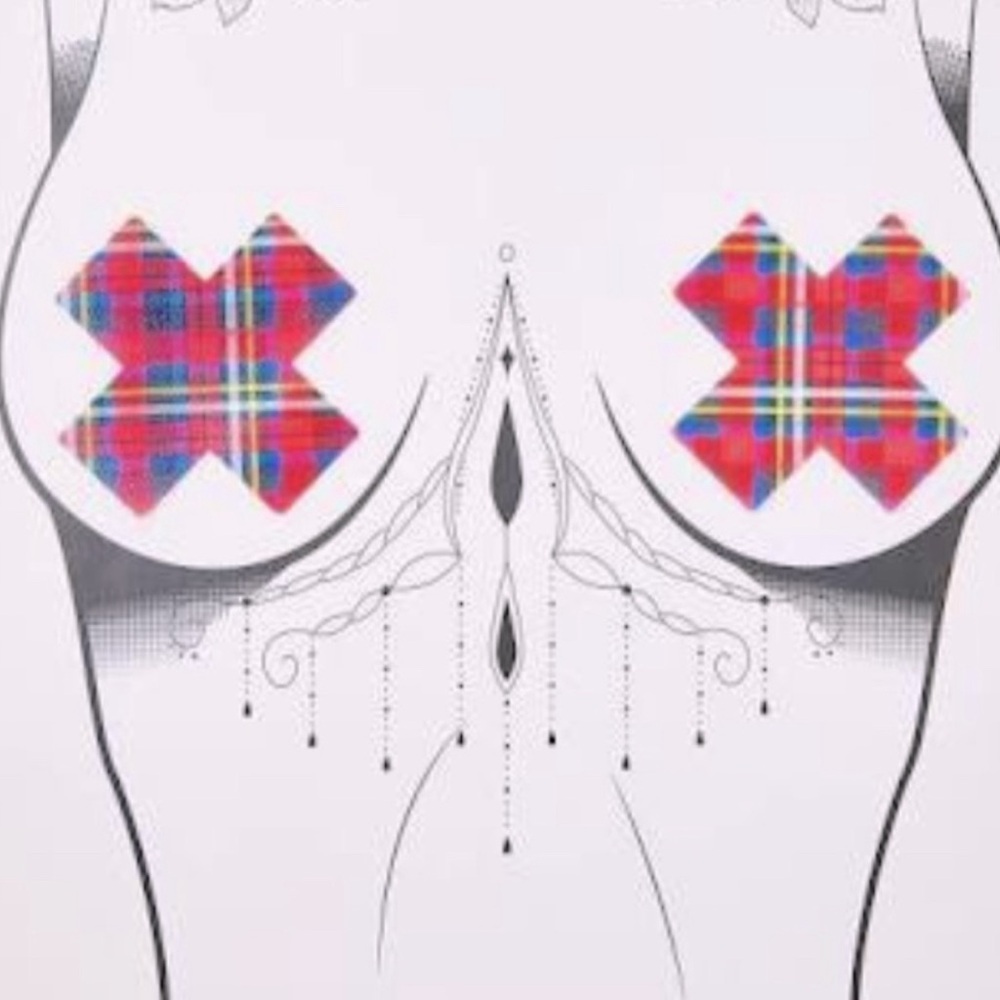 Plaid pasties